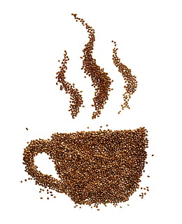 coffee, beans, background, drink, life, cup, mocha, brown, black HD wallpaper