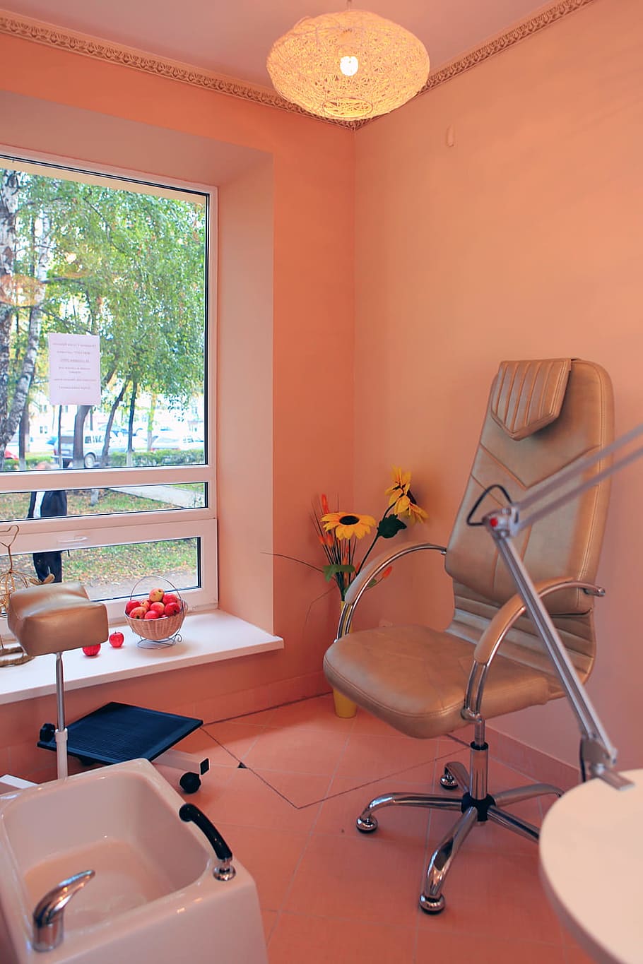 salon, chair, interior, stylist, photo, temptation, business, HD wallpaper