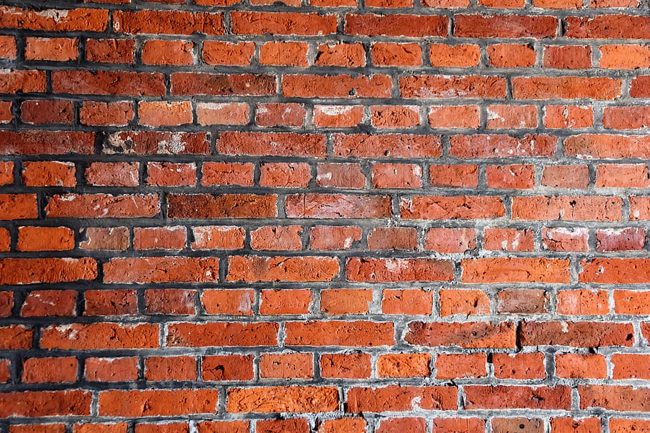brown brick wall, backgrounds, wall - building feature, architecture HD wallpaper