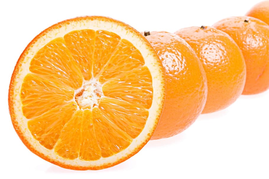 orange, fruit, isolated, heap, ripe, diet, organic, yellow HD wallpaper