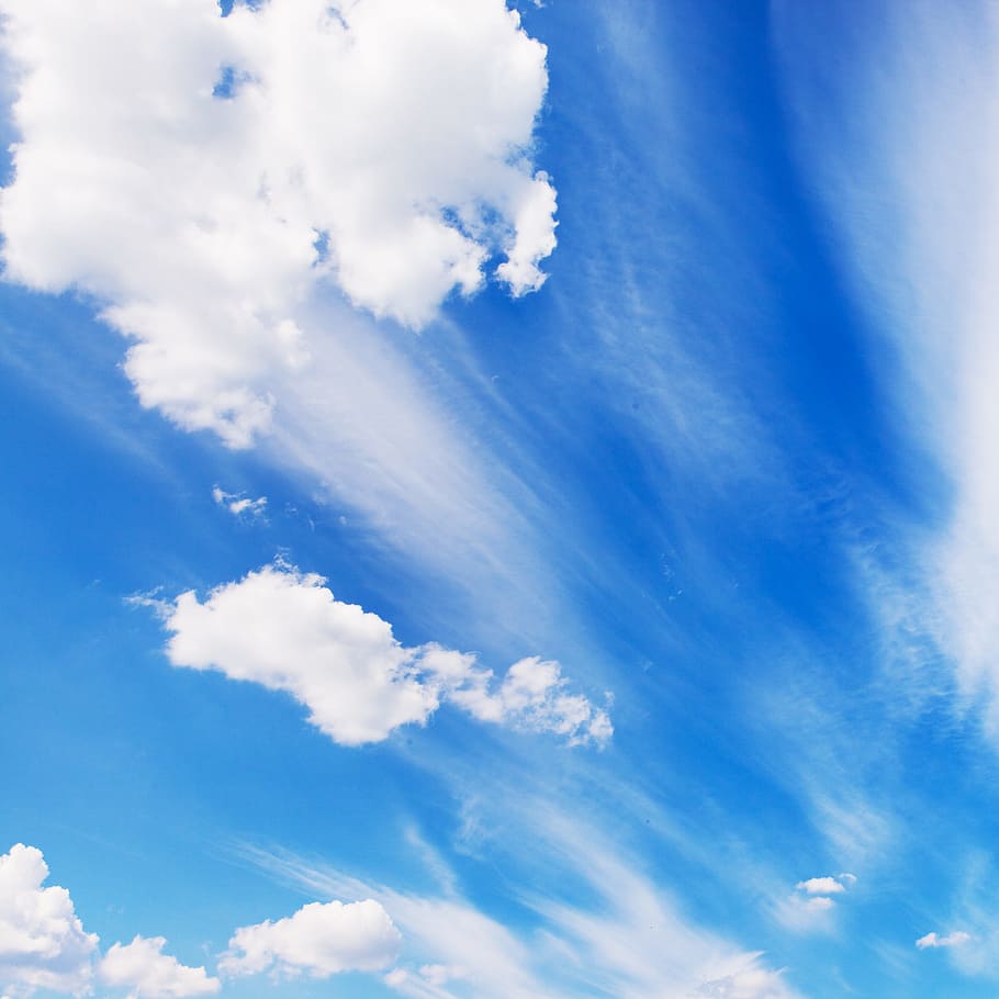 con2011, sky, scene, cloud - sky, blue, beauty in nature, white color HD wallpaper