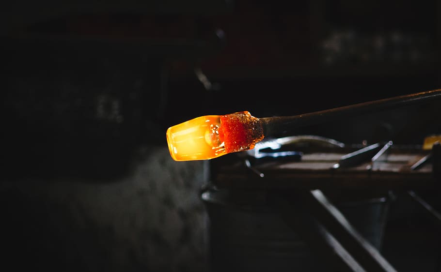 dark, night, orange, light, abstract, indoors, close-up, no people HD wallpaper
