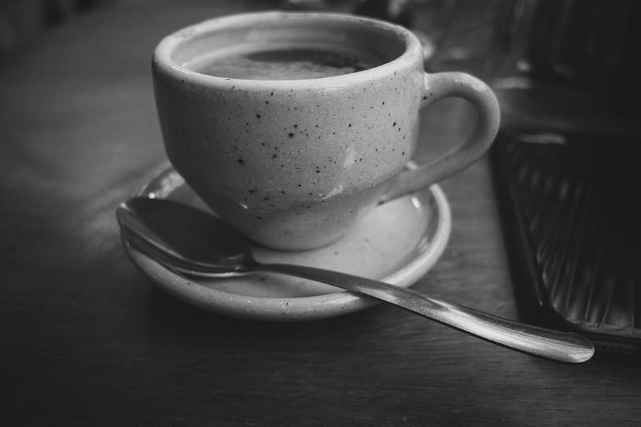 spoon, coffee, food and drink, table, crockery, mug, saucer HD wallpaper