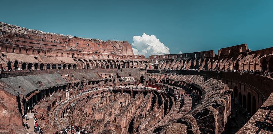 round stadium, italy, metropolitan city of rome, architecture HD wallpaper