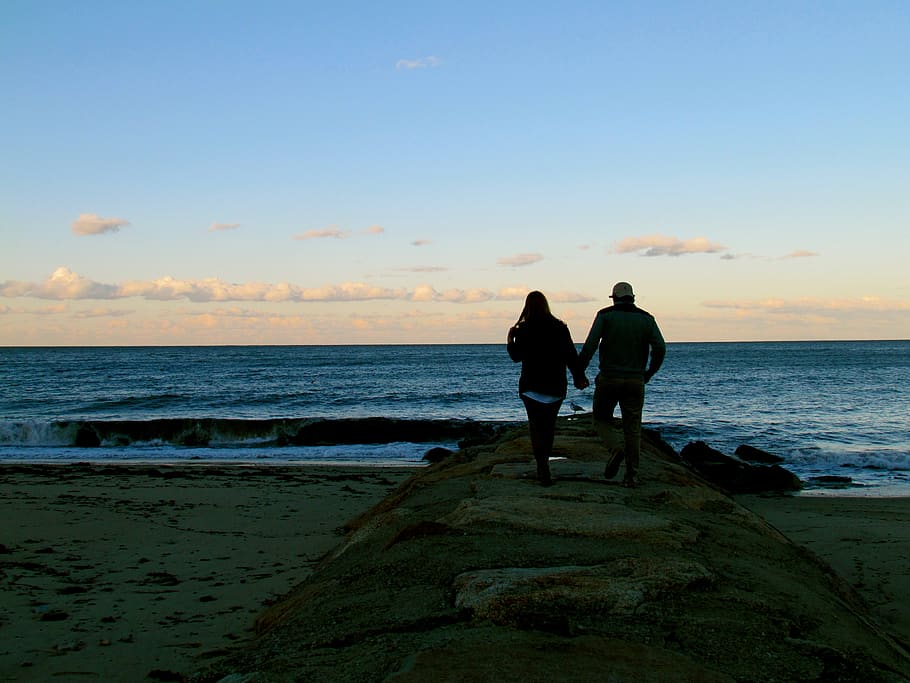 together, partners, support, sunset, share, silhouette, love HD wallpaper