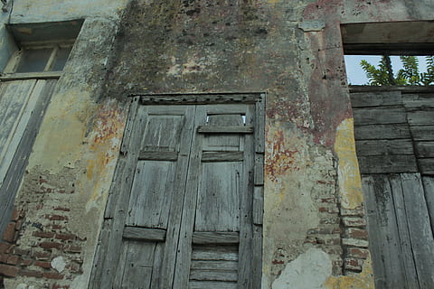 door, building, bunker, cuba, wall, camaguey, architecture HD wallpaper