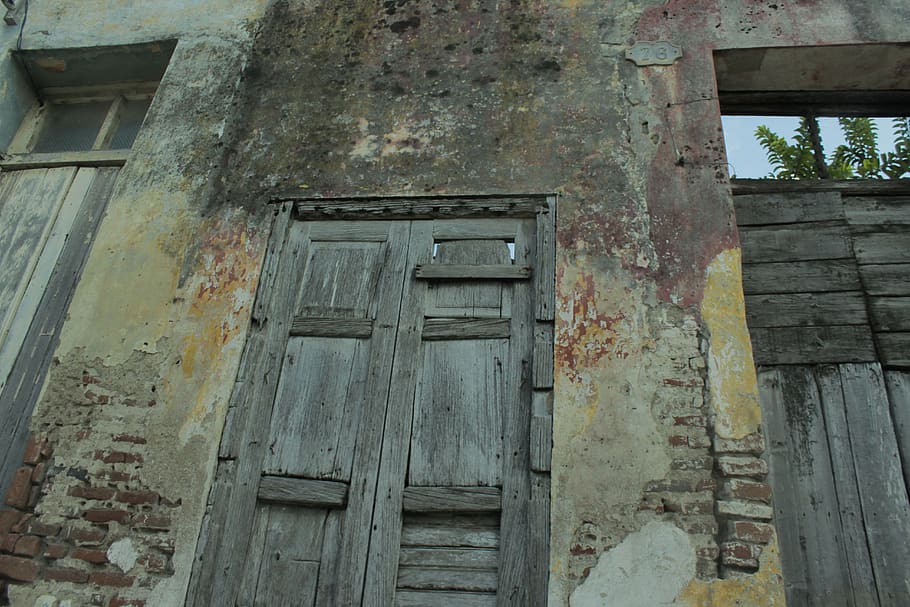 door, building, bunker, cuba, wall, camaguey, architecture HD wallpaper
