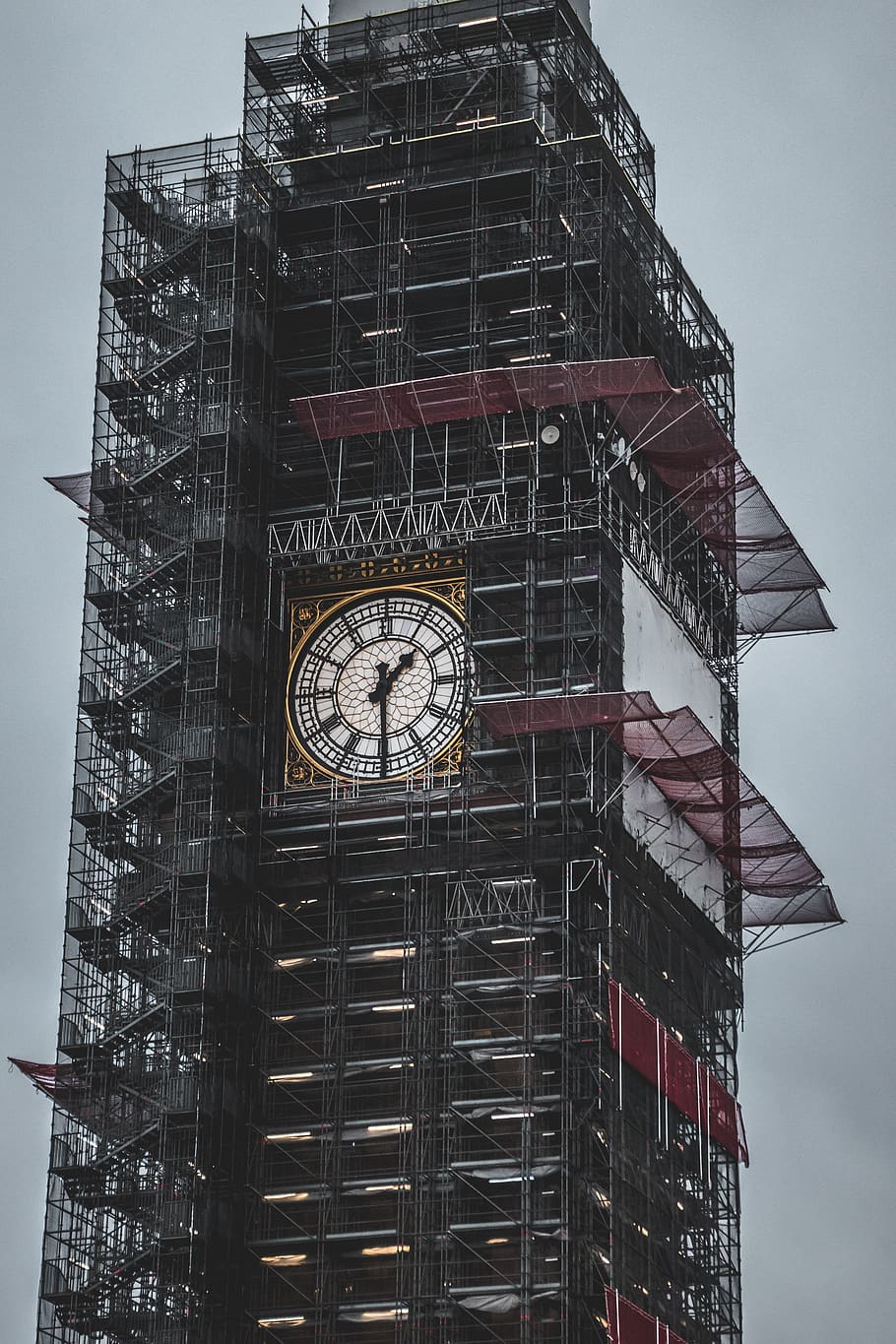 tower clock structure, architecture, built structure, low angle view HD wallpaper