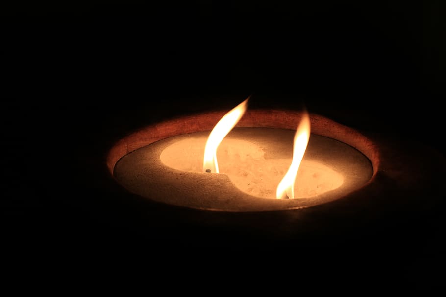 fire, candle, candles, flame, wax, night, dark, flare, burn HD wallpaper