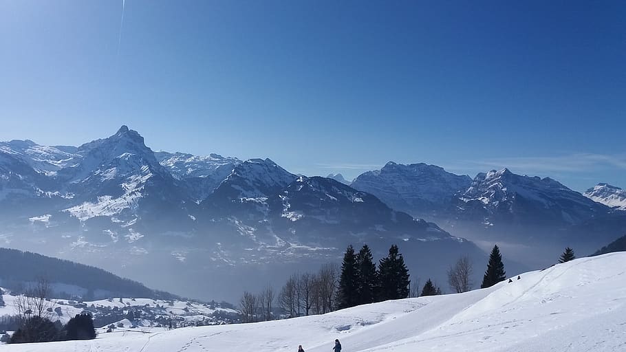 switzerland, amden, cold temperature, winter, snow, mountain HD wallpaper