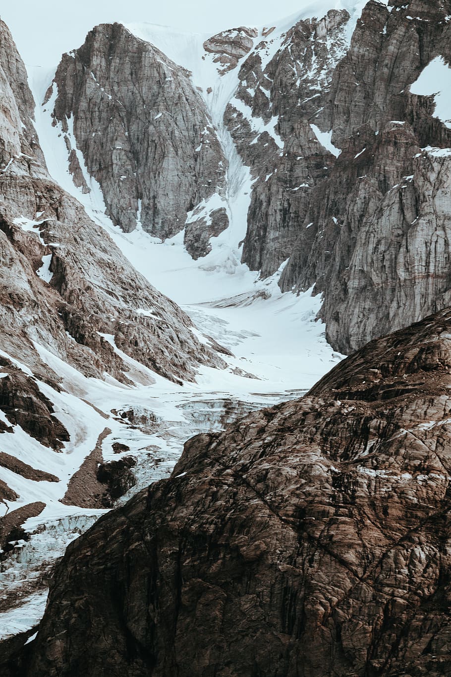 snowcapped mountains, cold temperature, winter, beauty in nature HD wallpaper