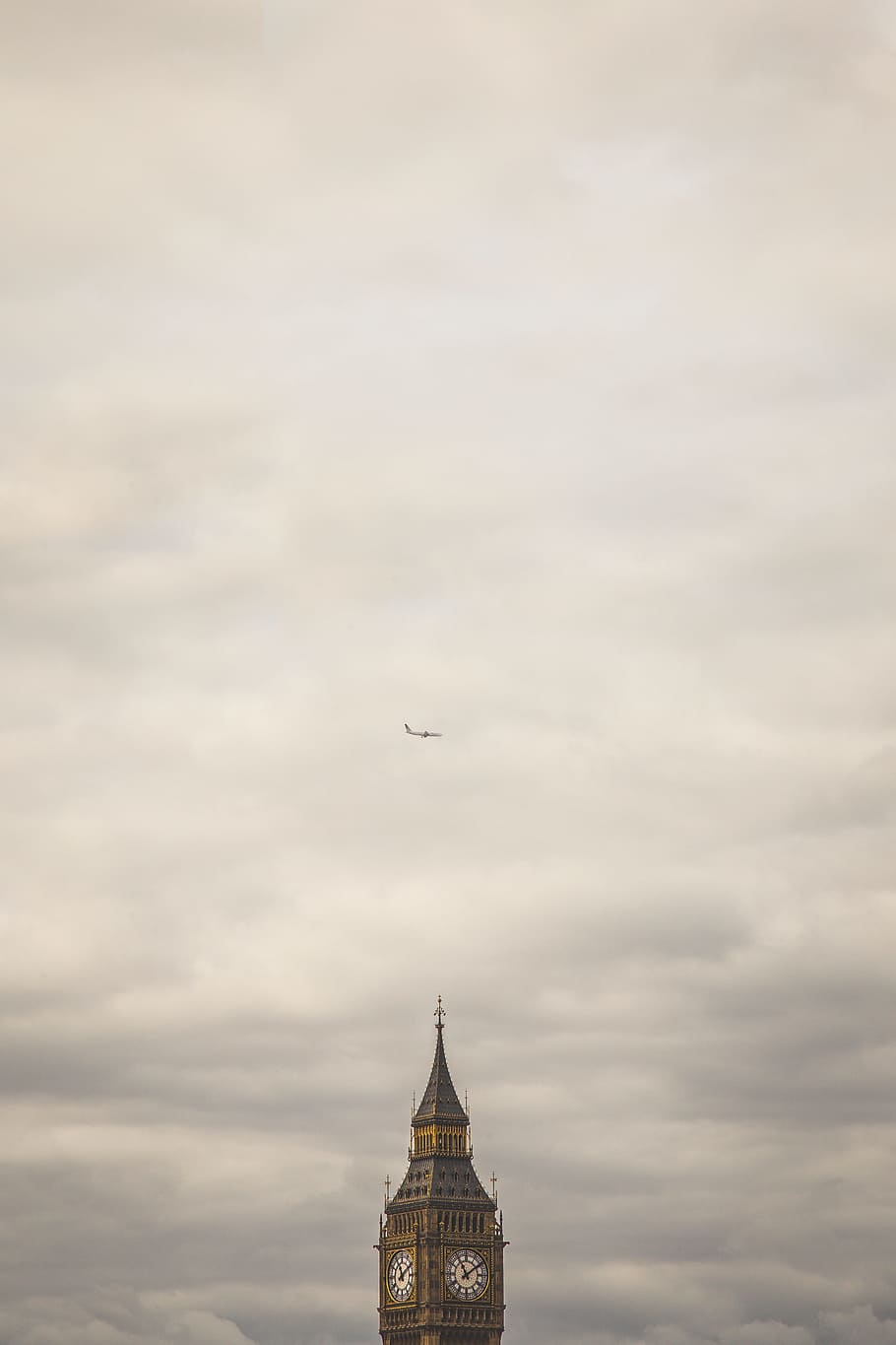 big, ben, time, plane, fly, building, tower, architecture, high HD wallpaper