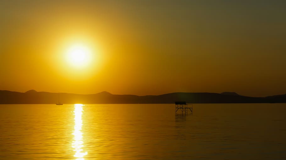 nature, outdoors, sunlight, sky, sunrise, sunset, dusk, red sky HD wallpaper