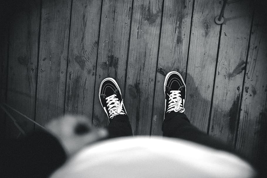 vans black and white photography