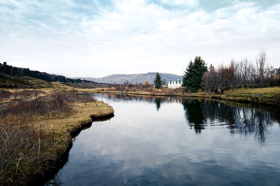 landscape, water, nature, outdoors, reservoir, river, scenery HD wallpaper