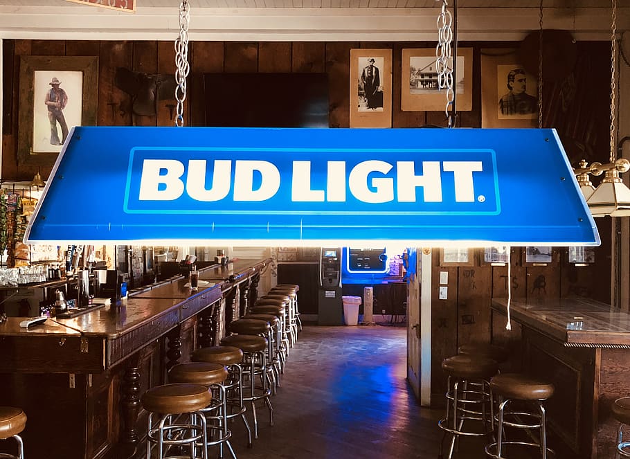 copperopolis, united states, 574 main st, typography, bud light, HD wallpaper