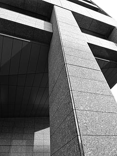 architecture, building, tall, granit, geometry, geometric, pillar HD wallpaper