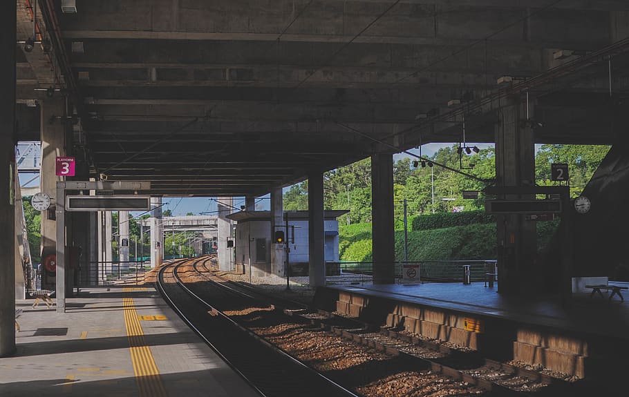 Morning station. Железнодорожная станция Куала-Лумпур в Малайзии. Станция л.