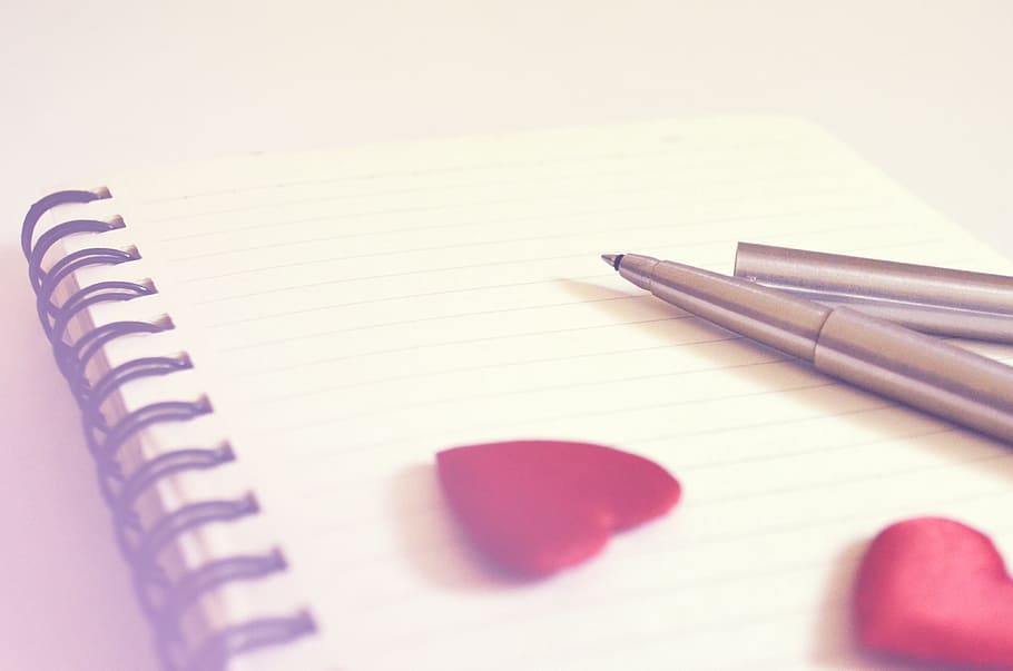 Notebook and pen, candid, concepts, creative, ideas, leisure HD wallpaper