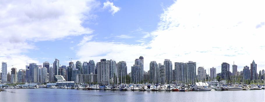 vancouver, city, construction, architecture, building, urban HD wallpaper