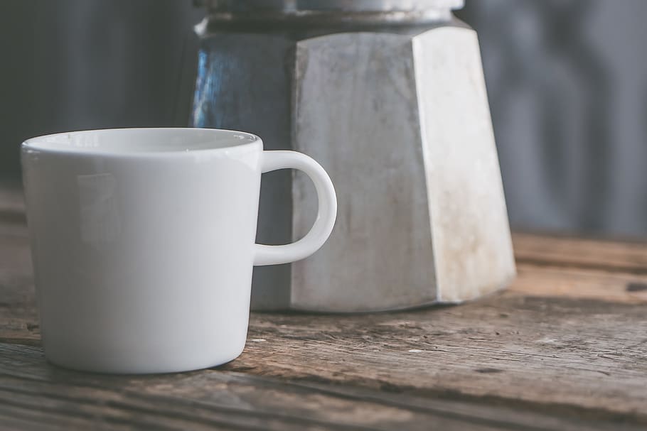 white ceramic teacup, drink, beverage, milk, coffee cup, pottery HD wallpaper