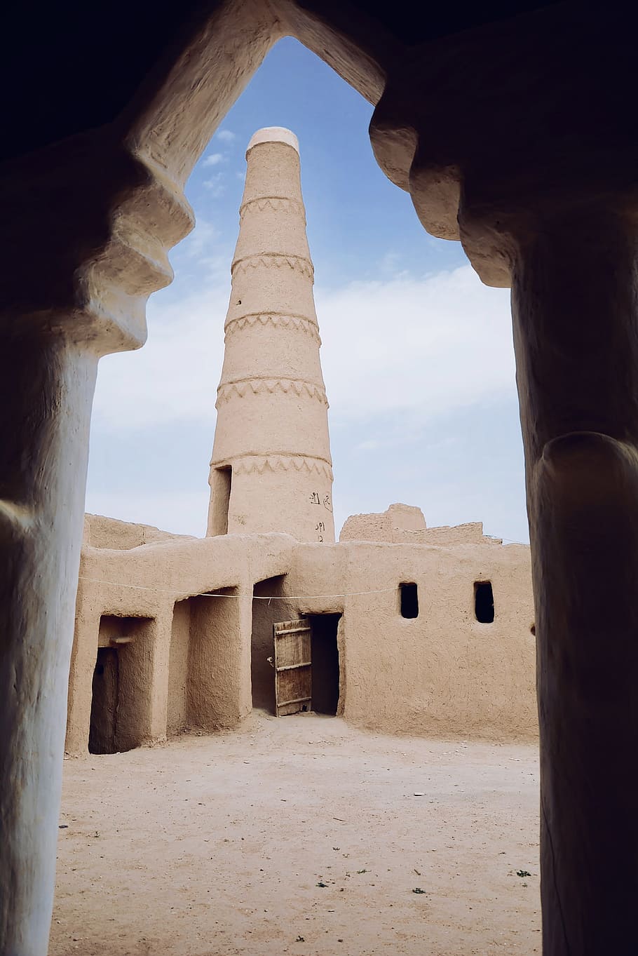 Tower, architecture, building, sand, history, built structure HD wallpaper
