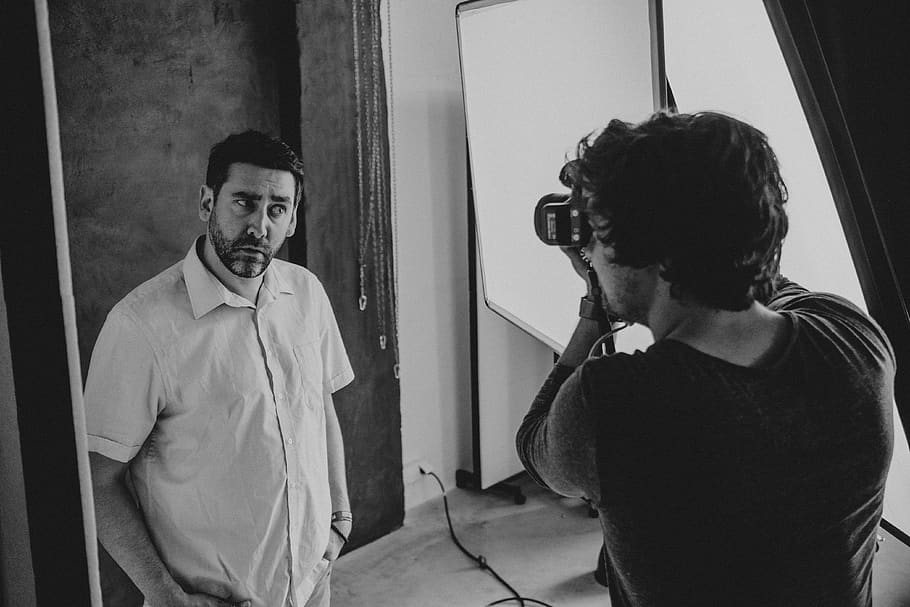 shooting, portrait, light setup, taking picture, photographer HD wallpaper