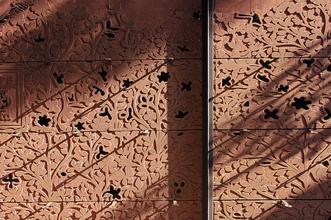 brown concrete wall, pattern, text, advertisement, poster, collage HD wallpaper