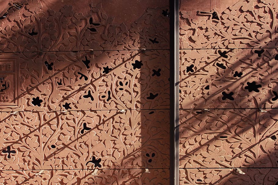 brown concrete wall, pattern, text, advertisement, poster, collage, HD wallpaper
