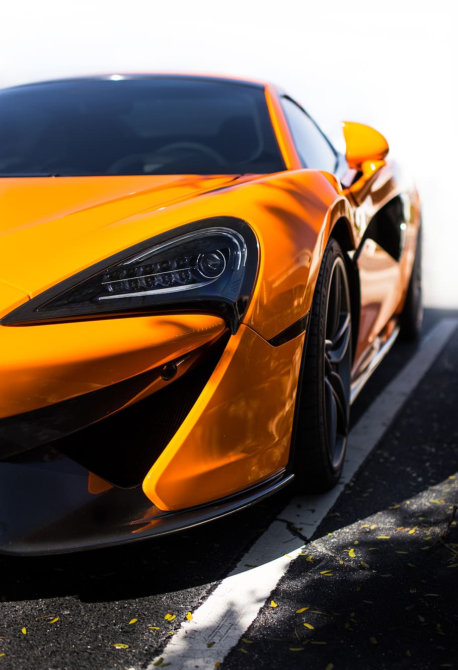 yellow car, mode of transportation, motor vehicle, land vehicle HD wallpaper