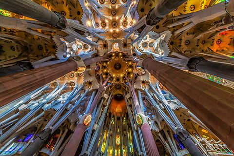 1920x1080px | free download | HD wallpaper: Sagrada Familia, Spain ...