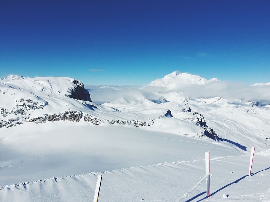 france, tignes, cold, mountain, mountains, nature, snow, winter HD wallpaper