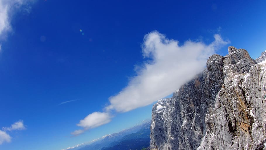 austria, ramsau/dachstein, dachstein-gletscherbahn, sky, mountain HD wallpaper