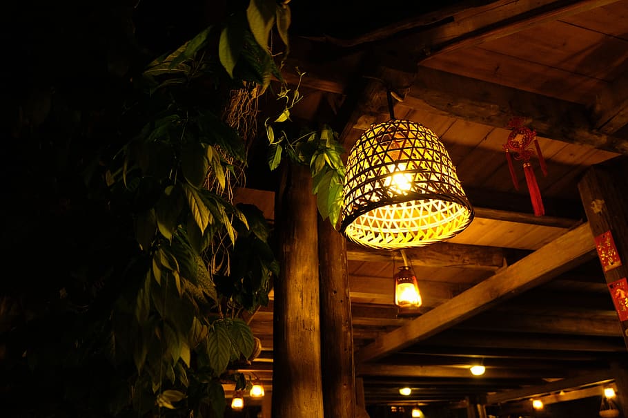 china, bo'aozhen, illuminated, lighting equipment, hanging HD wallpaper
