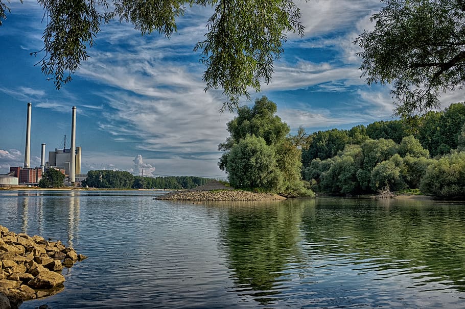 waters, tree, lake, river, nature, sky, reflection, puddle HD wallpaper