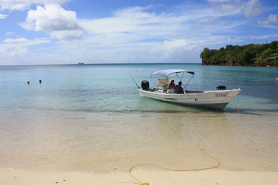grenade, beach, caribbean, ocean, holiday, water, sea, nautical vessel HD wallpaper