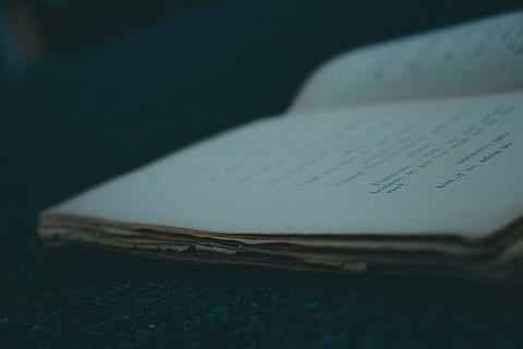 white book page, text, diary, paper, story, moody, vintage, handwriting HD wallpaper