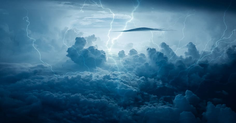 iPhone11papers.com | iPhone11 wallpaper |  nd00-lightening-night-sky-storm-nature-dark-bw