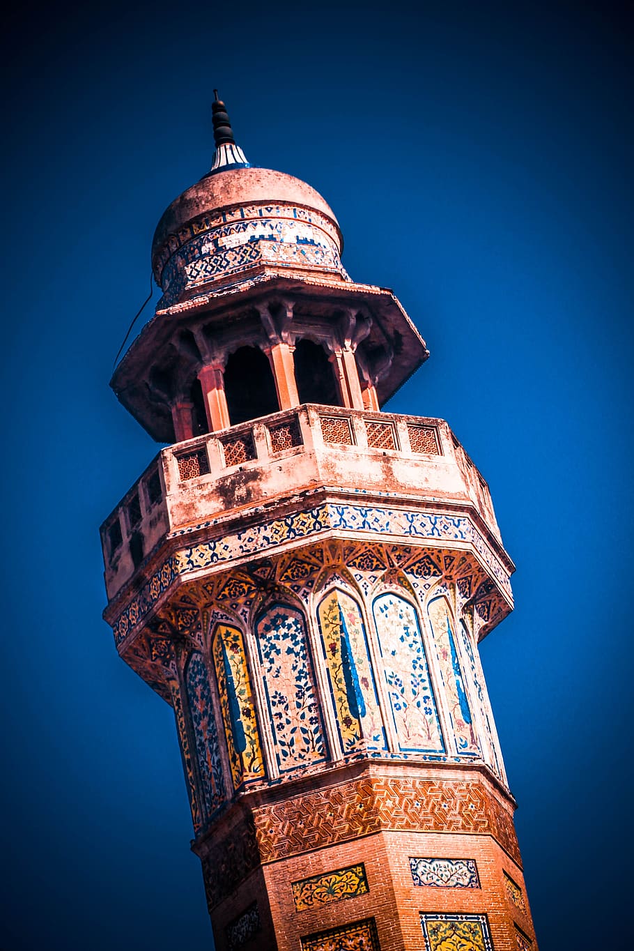 wazir khan, lahore, masjid, mosque, pakistan, old buildings, HD wallpaper