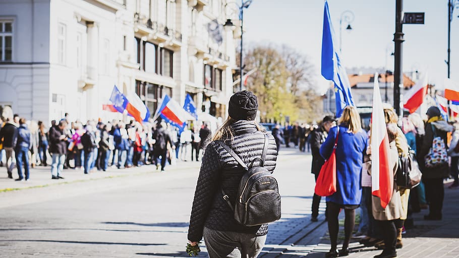protest, meeting, people, crowd, democracy, dom, europe, european union HD wallpaper