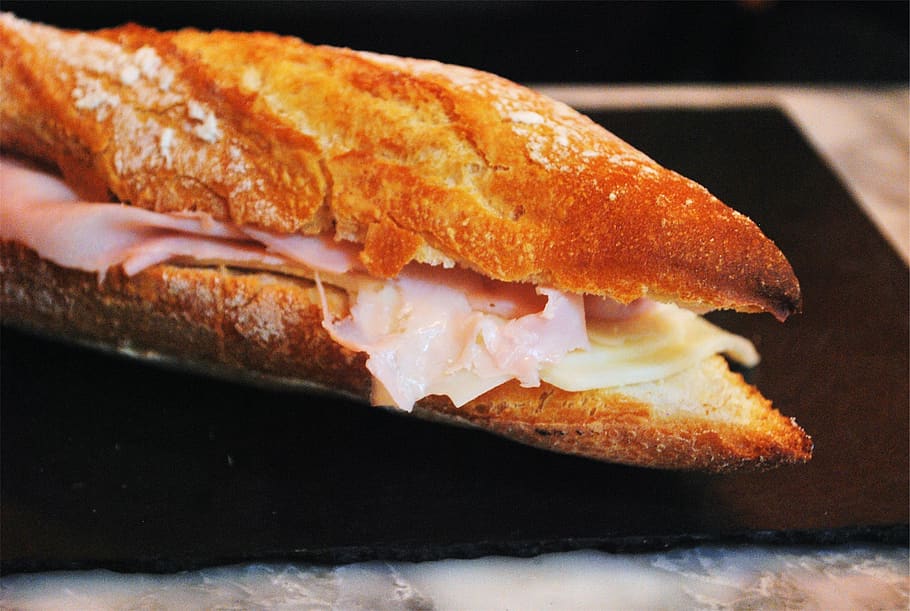 sandwich, toasted, bread, turkey, meat, cold cuts, cheese, food HD wallpaper