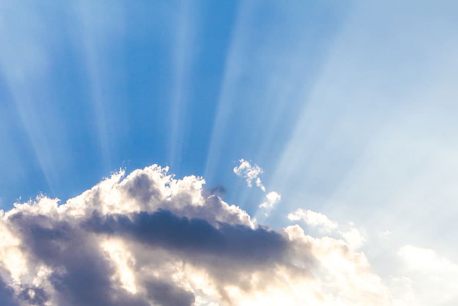drama, sky, sun, light, rays, cloud, cloud - sky, beauty in nature HD wallpaper