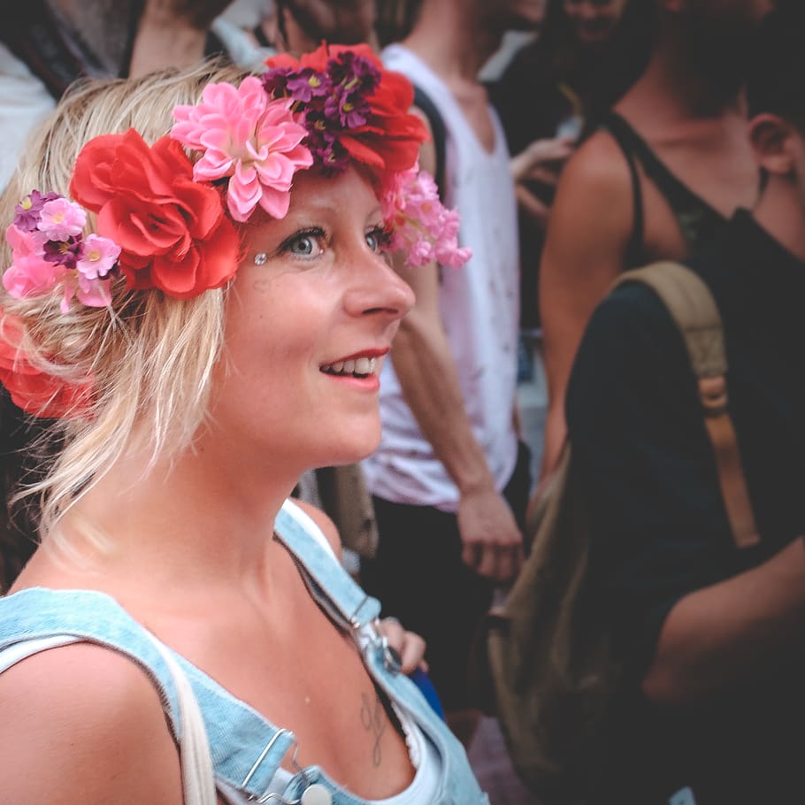 greece, athens, party, pridemonth, athenspride, girl, streetphotography HD wallpaper