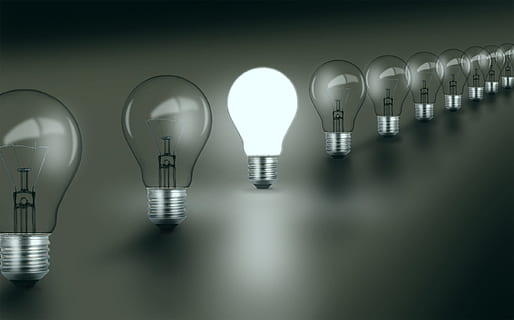 Bright Idea - Standing Out - Concept with Light Bulbs, art, background HD wallpaper