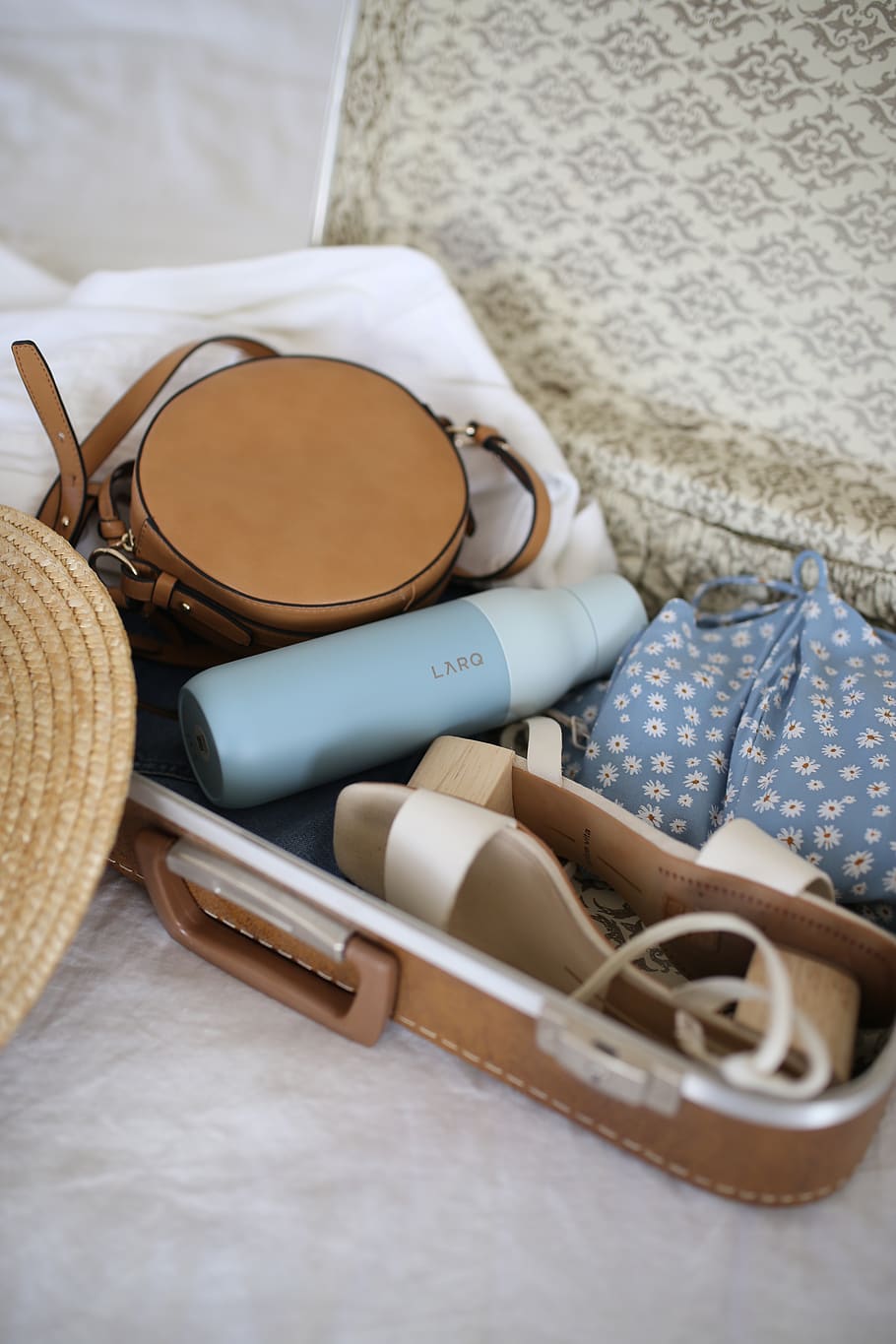 apparel, clothing, sun hat, vacation, travel bag, packing, travel essentials HD wallpaper