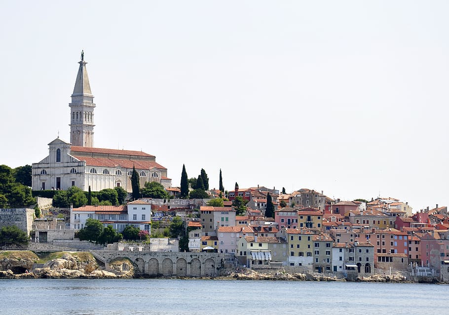 croatia, rovinj, city, venetia, travel, europe, summer, architecture
