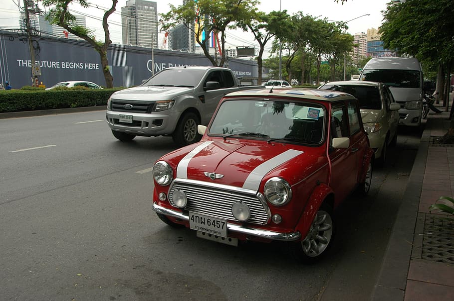 mini, coolper, 1975, mode of transportation, motor vehicle HD wallpaper