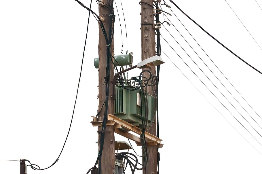 strommast, current, telephone cable, connections, electricity HD wallpaper
