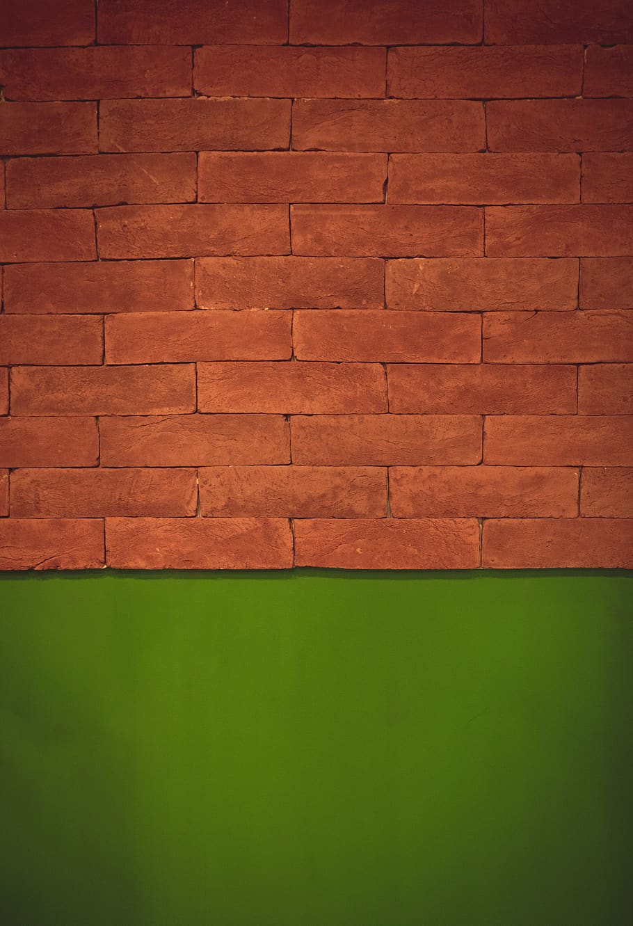 Brown Bricked Wall, brick wall, bricks, pattern, surface, wall - building feature HD wallpaper
