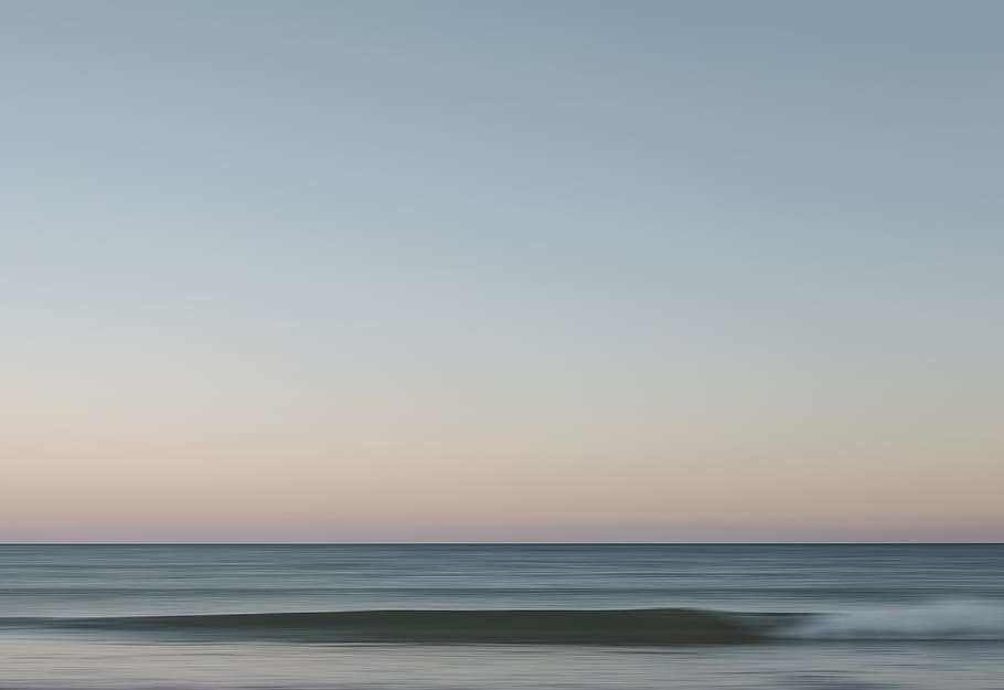 sea, ocean, water, waves, nature, horizon, sky, cloud, beach HD wallpaper